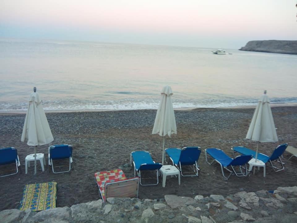 Beachfront Apartment Kato Káto Zákros Buitenkant foto